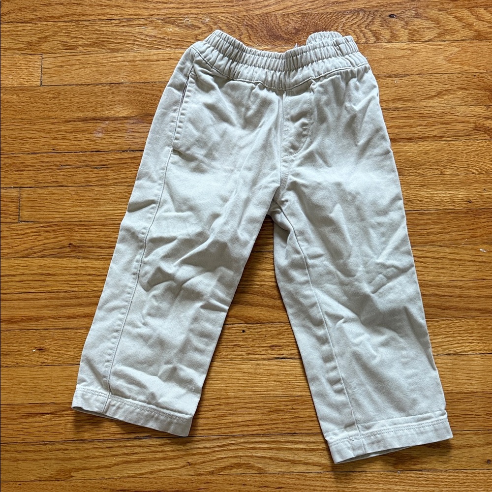 The Beaufort Bonnet Company Cream Elastic Waist Pants